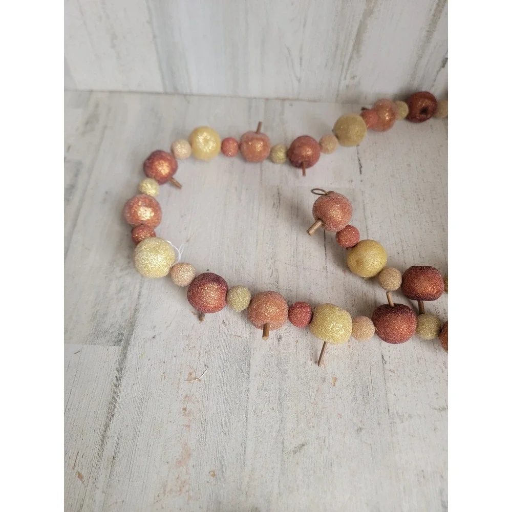 Unique apple garland Thanksgiving fall hanging wall home decor fruit string